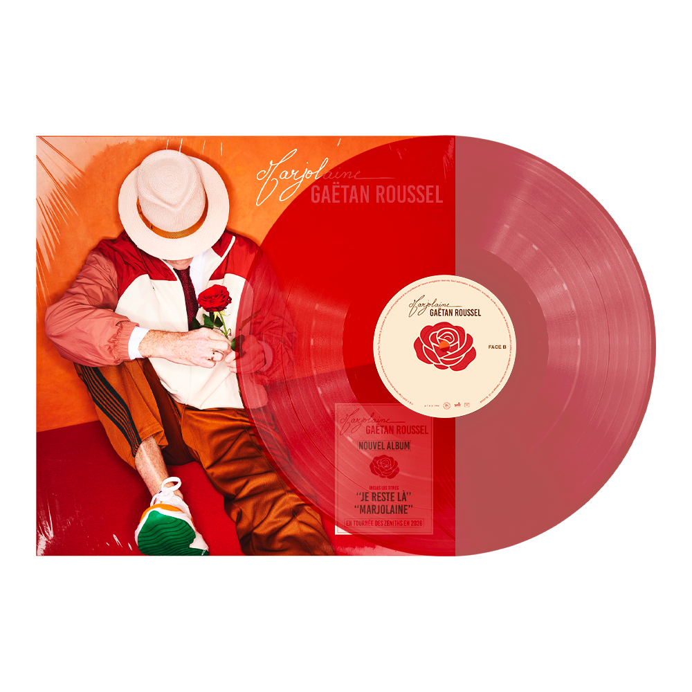 Vinyle Collector rouge transparent